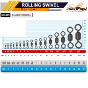 Portfish BL-1001 Bilyalı Fırdöndü