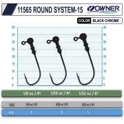 Cultiva 11565 Round Head Lrf Jighead