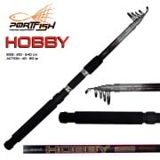 Portfish Hobby Teleskopik Fiber Olta Kamışı 180 cm 40-80 gr