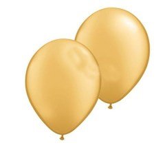 100'LÜ GOLD SARI METALİK BALON