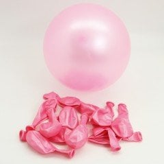 100'LÜ PEMBE METALİK BALON