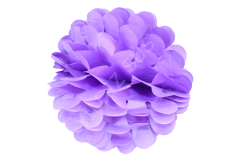 25 CM MOR KAĞIT ÇİÇEK TOP SÜS