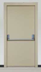 Panik Barlı Metal - Sac Kapı - En 70 / Boy 208 - Kasa 1,2mm / Kanat 0,8mm