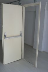 Panik Barlı Metal - Sac Kapı - En 75 / Boy 208 - Kasa 1,2mm / Kanat 0,8mm