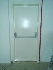 Panik Barlı Metal - Sac Kapı - En 80 / Boy 208 - Kasa 1,2mm / Kanat 0,8mm