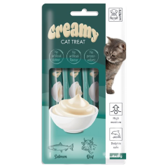 M-PETS CREAMY SOMON BALIKLI BİFTEKLİ KEDİ ÖDÜLÜ 4X15GR