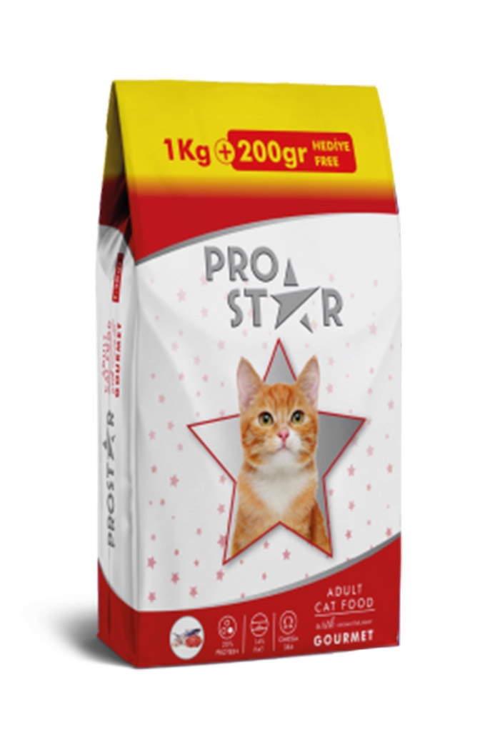 Pro Star Gourmet Kedi Maması 1200 Gr X 8 Adet
