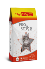 Pro Star Tavuklu Kedi Maması 1200 Gr X 8 Adet