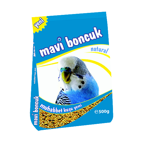 *20010-MAVİ BONCUK KABUKLU MUHABBET YEMİ 500GR/12Lİ