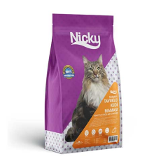 Nicky Tahıllı Tavuklu Yetişkin Kedi Maması 8 kg