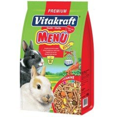 *27060-VITAKRAFT MENU TAVŞAN YEMİ 1000 GR 5'li