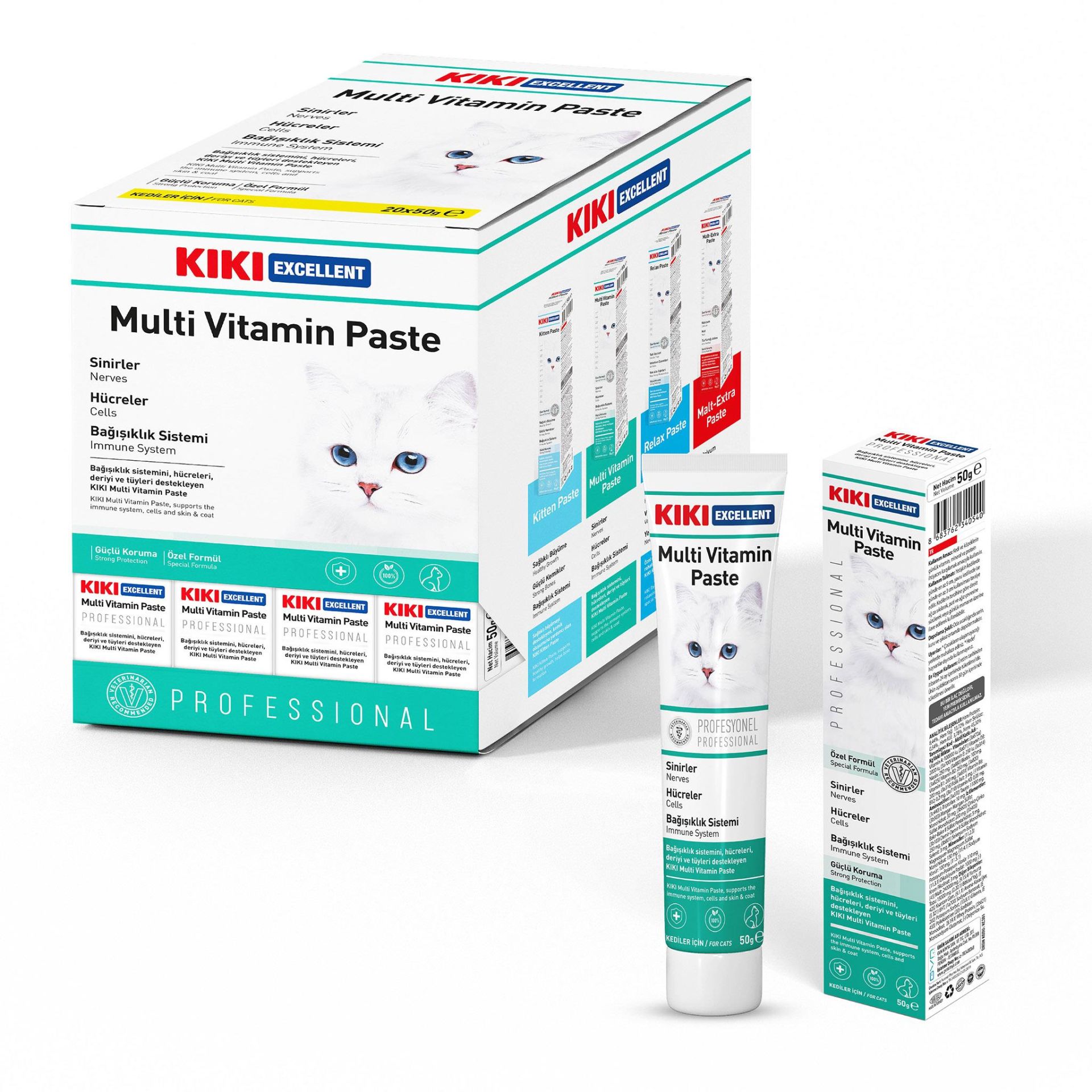 KIKI Excellent Kedi Multivitamin Paste 50 Gr.