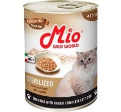 *Mio Kedi Sterilised Konservesi 415 gr. 24'lü