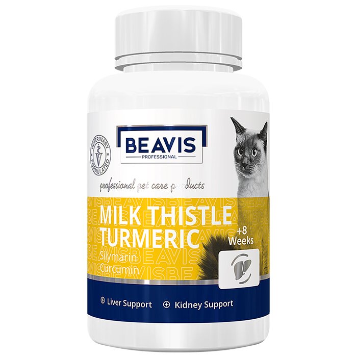 *BVS-006-Beavis Milk Thistle Turmeric Cat 50 gr 100 Tablet