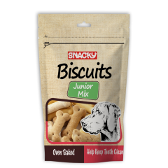 Snacky Junior Mix Köpek Bisküvisi 200 Gr. 6'Lı