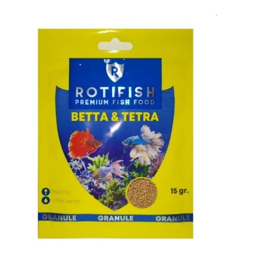 ROT336 - Rotifish Betta&Tetra Feed 15 Gr. 20'li