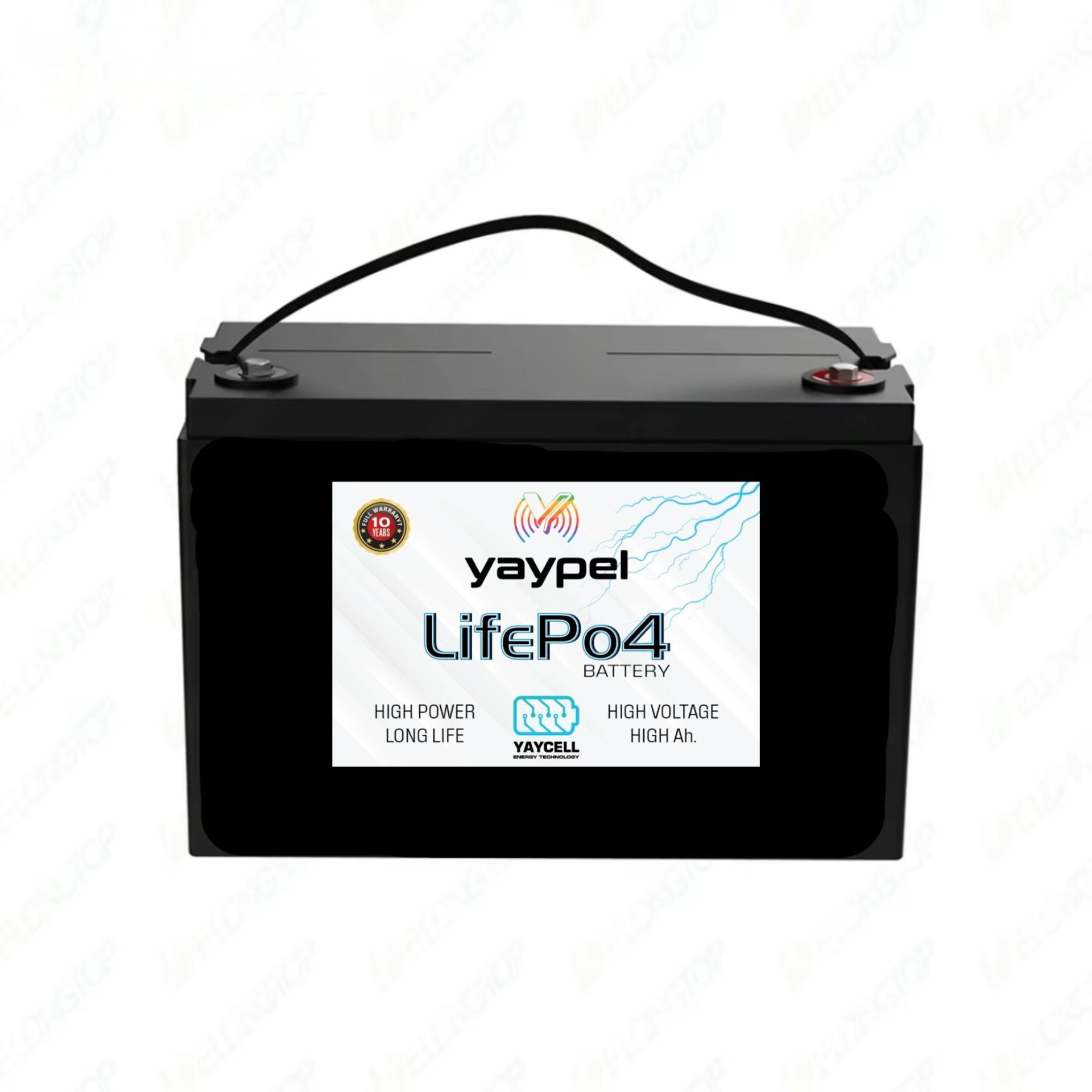 12.8V 100Ah LiFEPO4 Batarya 6000 Cycle + Ekran + Bluetooth