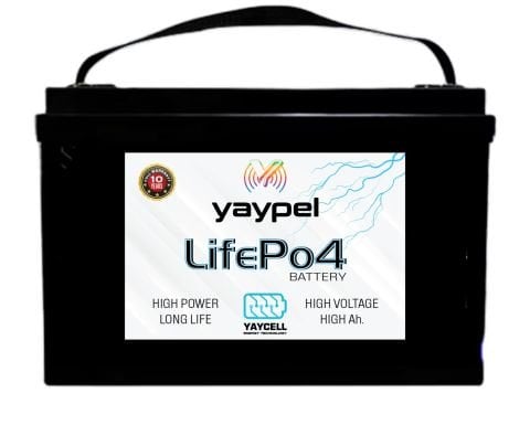 25.6V 100Ah LiFEPO4 Batarya 6000 Cycle + Ekran + Bluetooth