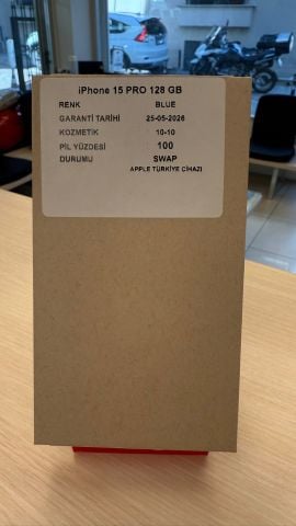 IPhone Sıfır Swap 15 Pro Mavi 128 GB