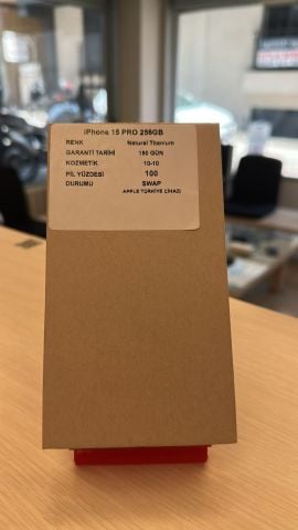 IPhone Sıfır Swap 15 Pro Natural 256 GB