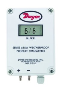 Düşük Hava Fark Basınç Transmiteri, Aralık +/-60Pa, 616WL-32-LCD