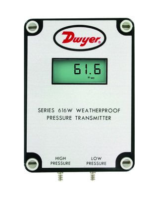 Fark Basınç Transmitteri +/-1250pA 616W-10B-LCD