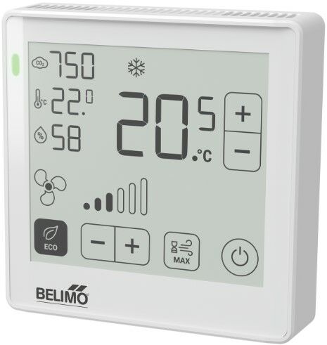 P-22RT-1900D-1 - Belimo Oda Ünitesi Sıcaklık Aktif, NFC, MP-Bus, Dokunmatik Ekran