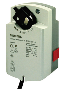 SIEMENS GSD341.1A Damper Motoru 230V 2Nm Tork, Yay Geri Dönüşsüz ON-OFF Kontrol