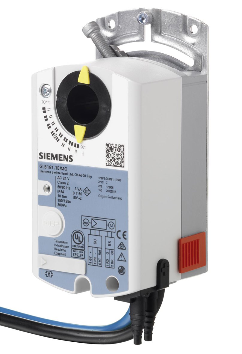 SIEMENS GDB111.1E/MO Damper Motoru 230v Yay Geri Dönüşsüz, 5Nm Tork, Modbus Haberleşmeli