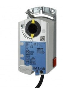 SIEMENS GLB166.1E 24V Yay Geri Dönüşsüz, 10Nm Tork, Oransal Kontrol, Çift Yardımcı Kontaklı, Rotary Tip Damper Motoru