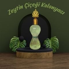 ZEYTİN ÇİÇEĞİ KOLONYASI - 300 ML (NEMLENDİRİCİ ETKİLİ, OSMANLI KAPAKLI)