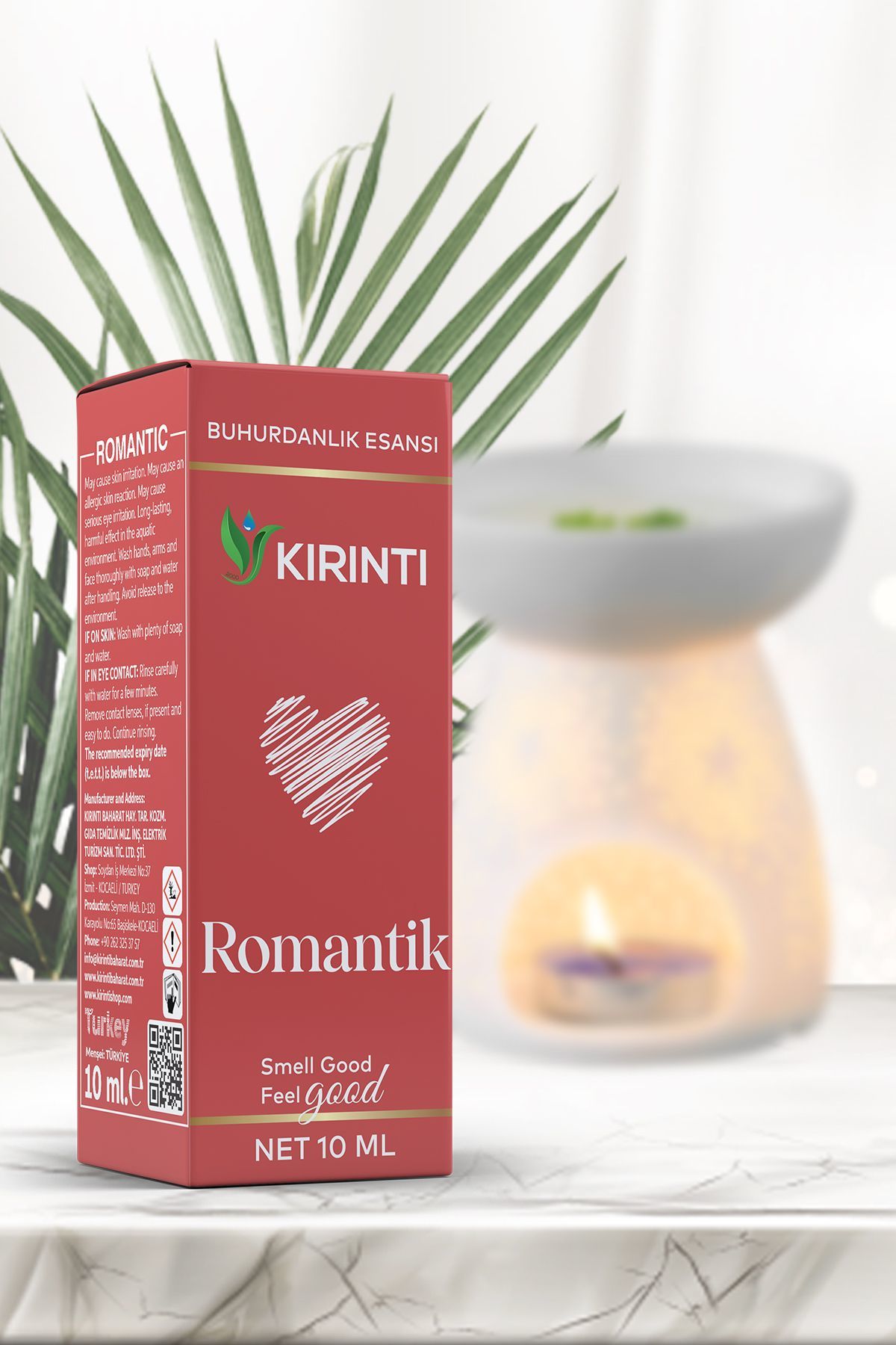 ROMANTİK KOKULU BUHURDANLIK ESANSI 10 ML