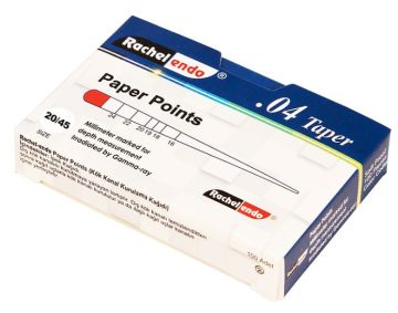 Rachel Endo Paper Points 0.04 Açılı Taper