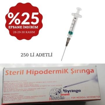 DAWLİA DENTAL ENJEKTÖR 2 ML -250 ADET