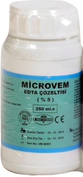 Microvem Edta Çözeltisi / Solisyon %5 lik
