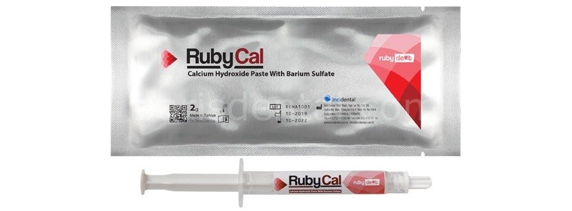 Ruby CAL - Baryum Sülfat İçerikli Kalsiyum Hidroksit Pasta 2*2gr