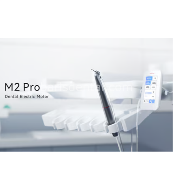 Woodpecker M2 Pro Dental Elektirikli Mikromotor+ Kırmızı Kuşak Anguldurva