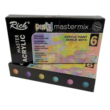 Rich Master Mix Pastel Set 6 Lı