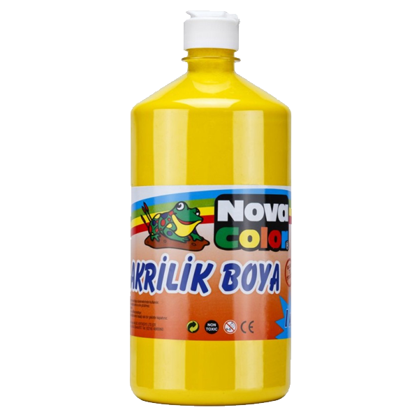 Nova Color Akrilik Boya 1 KG Sarı NC-221