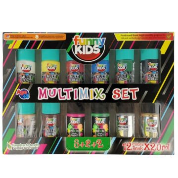 Funny Kids Multımıx 20 ML 12 Li Set 2100