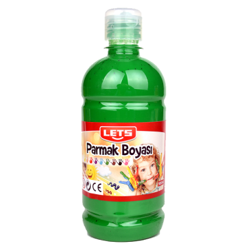 Lets Parmak Boyası 500 ML Yeşil L-5007