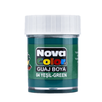 Nova Color Guaj Boya Şişe 12 Lİ Yeşil NC-106