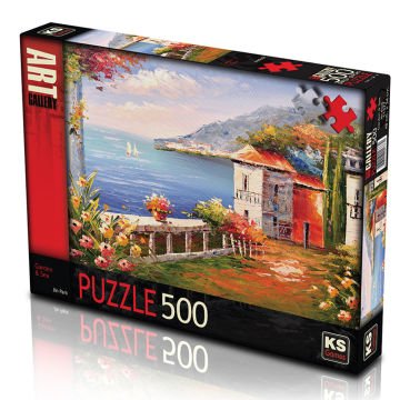 Ks Games Puzzle 500 Parça Garden & Sea/Jin Park 11377