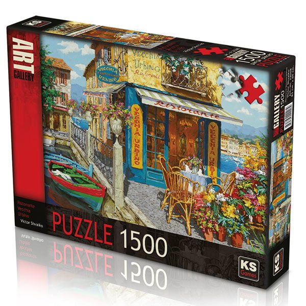 Ks Games Puzzle 1500 Parça Ristorante Vecchia Urbino 2208