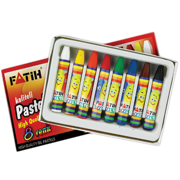 Fatih Pastel Boya 8 Renk King Size