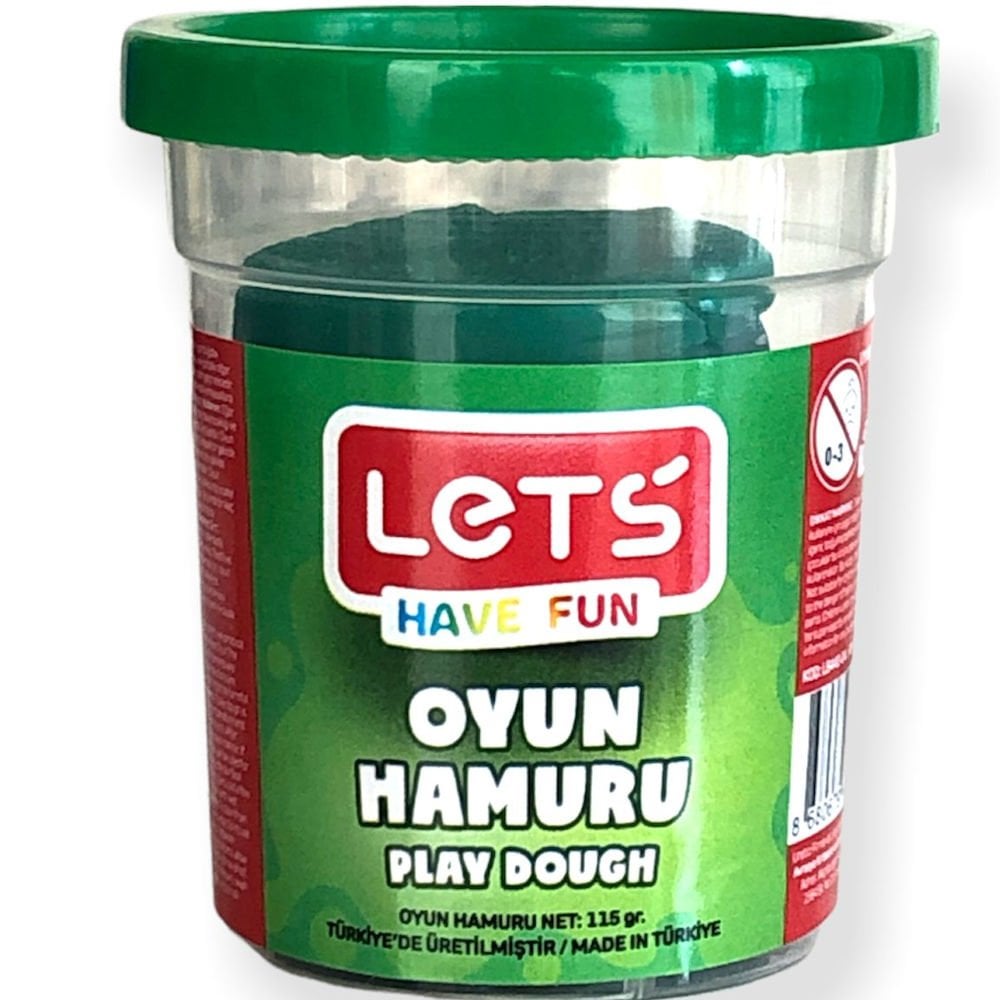 Lets Oyun Hamuru Tek Renk Yeşil 115 GR L8440-4