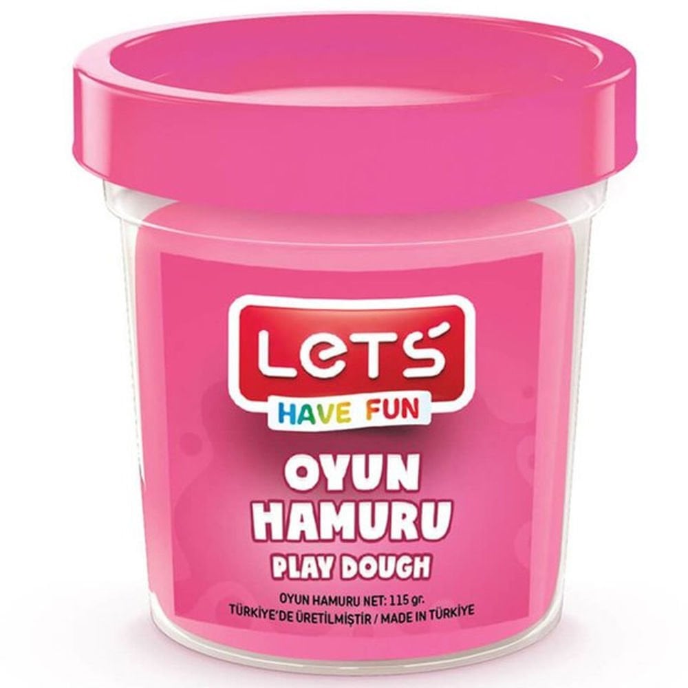 Lets Oyun Hamuru Tek Renk Pembe 115 GR L8440-7