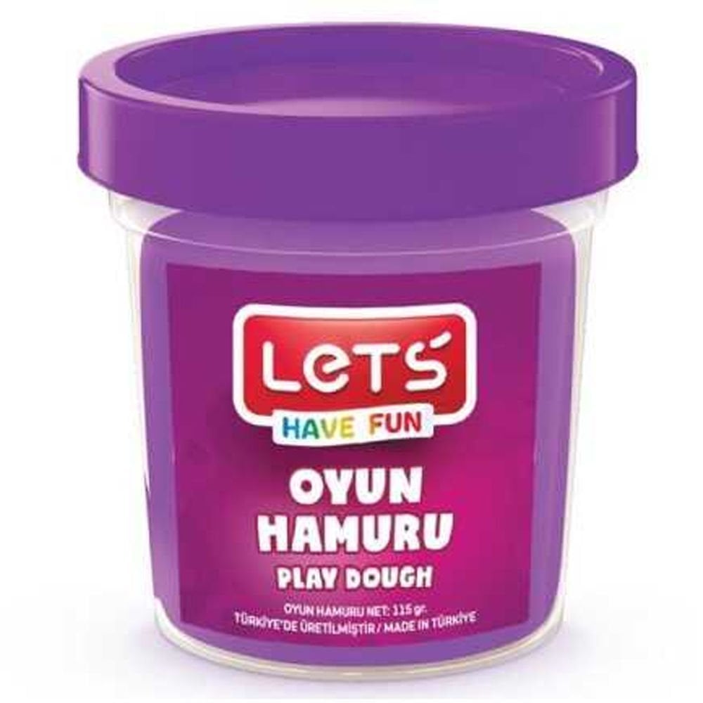 Lets Oyun Hamuru Tek Renk Mor 115 GR L8440-9