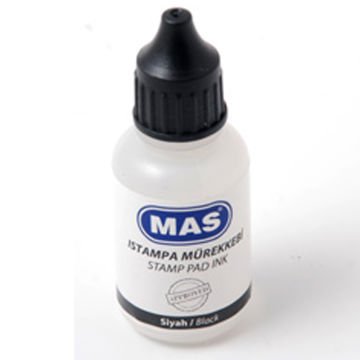 Mas Istampa Mürekkebi 20 ML Siyah 462