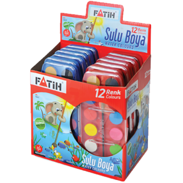 Fatih Sulu Boya 12 Renk 24 ML F-12